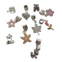 ZESTAW DO ROBIENIA BIŻUTERII BRANSOLETEK DIY CHARMS BEADS KORALIKI PREZENT