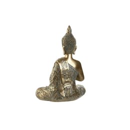 Figurka Dekoracyjna Home ESPRIT Złoty Budda Orientalny 29 x 16 x 37 cm