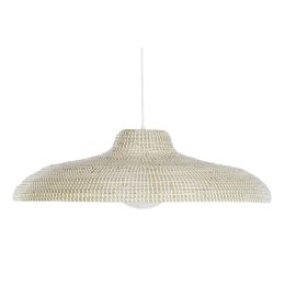 Lampa Sufitowa DKD Home Decor Biały Naturalny Jasnobrązowy Szkło 50 W 70 x 70 x 20 cm