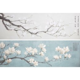 Obraz DKD Home Decor 150 x 3,7 x 50 cm Japoński Orientalny (2 Sztuk)