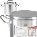 Garnek wysoki Kitchen Line z pokrywką 20 l śr. 320 x 270 h - Hendi 837603