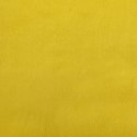 Szezlong, żółty, tapicerowany aksamitem