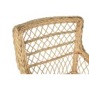 Fotel DKD Home Decor Biały Naturalny 56 x 63 x 86 cm