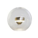 Lampa ścienna DKD Home Decor Szkło Złoty Metal Nowoczesny 20 x 25 x 20 cm
