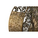 Świeczniki Home ESPRIT Złoty Metal Szkło 30 x 11 x 36 cm