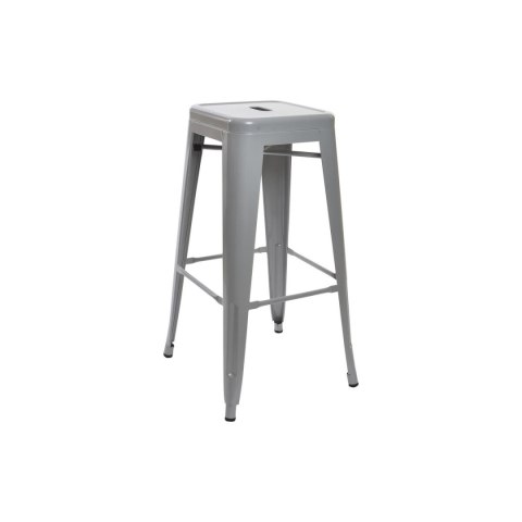 Taboret DKD Home Decor 43 x 43 x 76 cm Szary Metal