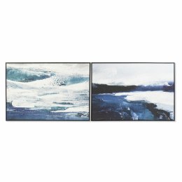 Obraz DKD Home Decor Morze i ocean 122,5 x 4,5 x 83 cm (2 Sztuk)