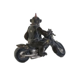 Figurka Dekoracyjna Home ESPRIT Ciemny szary Motocyklista 24 x 15 x 29 cm (2 Sztuk)