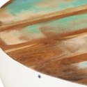 Stolik kawowy w kształcie misy, drewno z odzysku, 60x60x30 cm