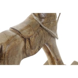 Figurka Dekoracyjna DKD Home Decor Fotel na biegunach Koń Brązowy 61 x 15 x 63 cm