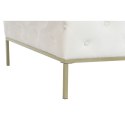 Taboret DKD Home Decor Biały Złoty Metal 100 x 100 x 45 cm