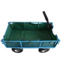 Ogrodowy wózek transportowy koszyk z metalową siatką Bituxx składany udźwig 300kg