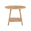 Stolik DKD Home Decor 61 x 61 x 46 cm 61 x 61 x 49 cm Brązowy Rattan