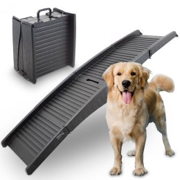 Rampa Bituxx dla psa udźwig 90kg trap do samochodu składana w walizkę rozmiar L