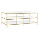 Stolik DKD Home Decor Złoty 120 x 50 x 45 cm Lustro Metal