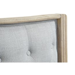 Zagłówek do łóżka DKD Home Decor Ciemny szary Drewno kauczukowe 160 x 10 x 120 cm