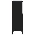 Wysoka szafka, czarna, 60x36x110 cm