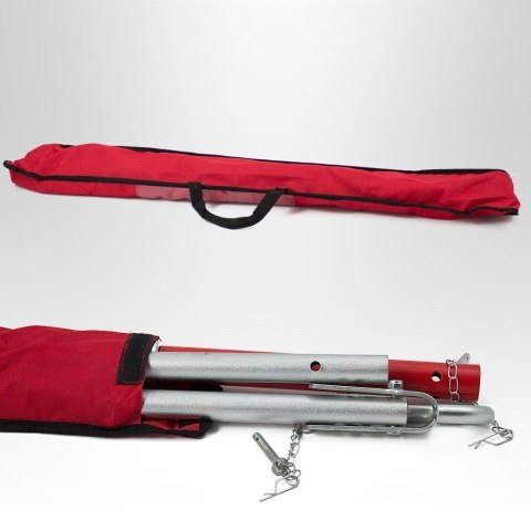 Sztywny hol Drążek holowniczy 3T ze sprężyną amortyzującą składany + pokrowiec