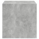 Półki ścienne, 2 szt., szarość betonu, 37x37x37 cm, płyta