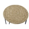 Zestaw 3 stołów DKD Home Decor Brązowy Czarny Naturalny 62 x 62 x 40 cm 62 x 62 x 40,5 cm