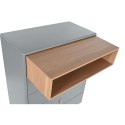 Komoda Home ESPRIT Niebieski Szary polipropylen Drewno MDF 80 x 40 x 117 cm