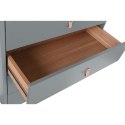 Komoda Home ESPRIT Niebieski Szary polipropylen Drewno MDF 80 x 40 x 117 cm