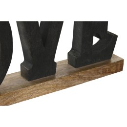 Figurka Dekoracyjna DKD Home Decor Czarny Brązowy 40 x 5 x 15 cm (2 Sztuk)