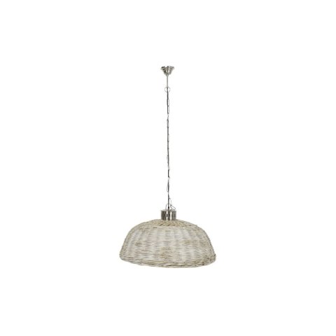 Lampa Sufitowa DKD Home Decor Srebrzysty Naturalny Metal 50 W 80 x 80 x 47 cm