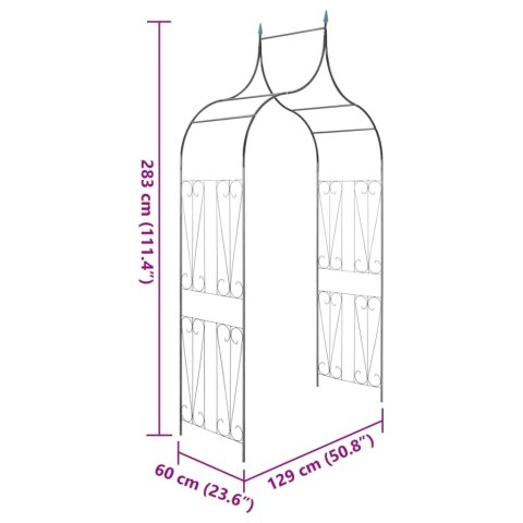 VidaXl Pergola ogrodowa do roślin pnących, ciemnozielona VidaXl Pergola ogrodowa do roślin pnących, ciemnozielona