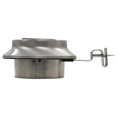 Okrągłe lampy solarne na zewnątrz, 6 szt., LED, 12 cm, białe