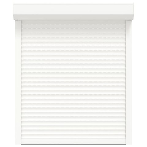 Roleta zewnętrzna, aluminiowa, 100 x 130 cm, biała