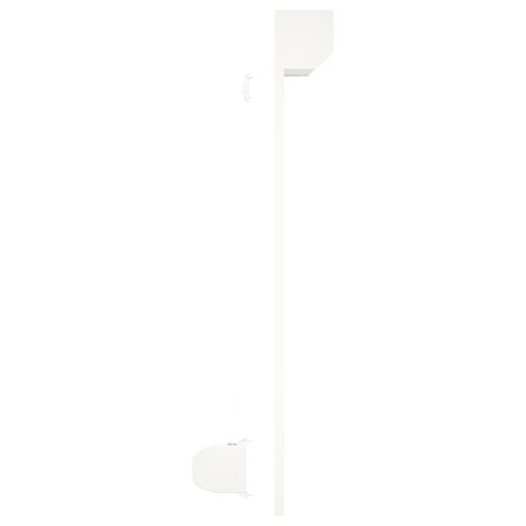 Roleta zewnętrzna, aluminiowa, 100 x 130 cm, biała