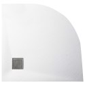 Brodzik prysznicowy, SMC, biały, 90 x 90 cm