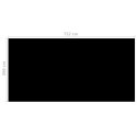 Pokrywa na basen, czarna, 732 x 366 cm, PE