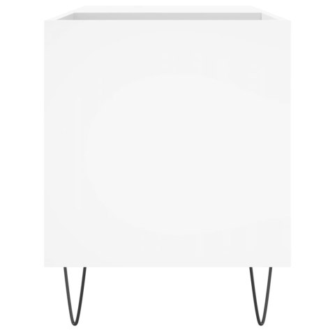 Szafka na płyty, biała, 85x38x48 cm, materiał drewnopochodny