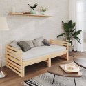 Łóżko wysuwane, 2 x (90x200) cm, lite drewno sosnowe