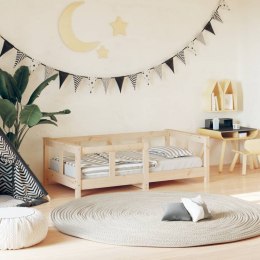 Rama łóżka dziecięcego, 70x140 cm, drewno sosnowe