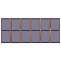 Parawan 6-panelowy, ciemnoniebieski, 420x180 cm