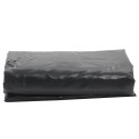 Plandeka, antracytowa, 2x3 m, 650 g/m²