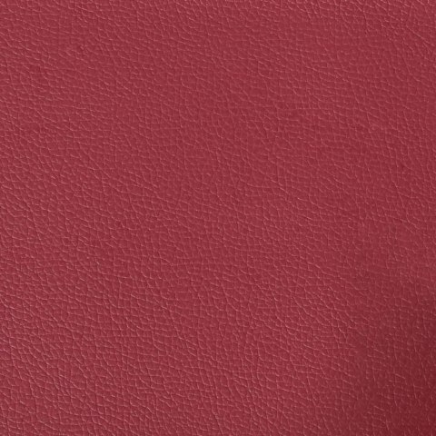 Fotel, winna czerwień, 60 cm, obity sztuczną skórą