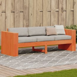 Sofa ogrodowa, 3-osobowa, woskowy brąz, 189x60x62 cm, sosna