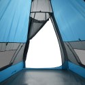 Namiot turystyczny, 7-os., niebieski, zaciemniany, tkanina