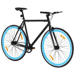 Rower single speed,czarno-niebieski, 700c, 59 cm