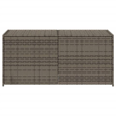 Skrzynia ogrodowa, szara, 283L, polirattan