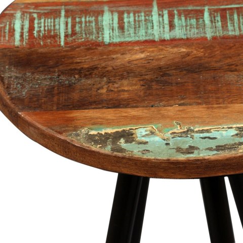 Stołki barowe, 2 szt., lite drewno z odzysku