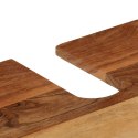3-cz. zestaw mebli łazienkowych, żelazo i drewno akacjowe