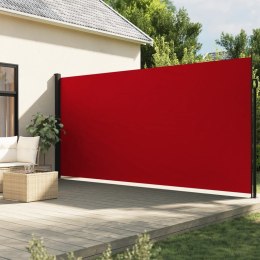 Zwijana markiza boczna, czerwona, 220x300 cm