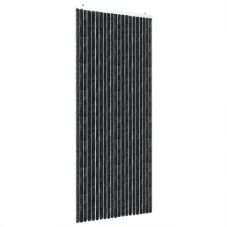 Zasłona przeciwko owadom, antracytowa, 100x200 cm, szenil
