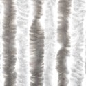 Zasłona przeciwko owadom, jasnoszaro-biała, 100x200 cm, szenil