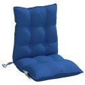 Poduszki na krzesła z niskim oparciem, 6 szt., błękit królewski
